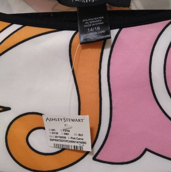 NWT Retro Glamour Faux Feather Top | Size 14/16 - Picture 16 of 16